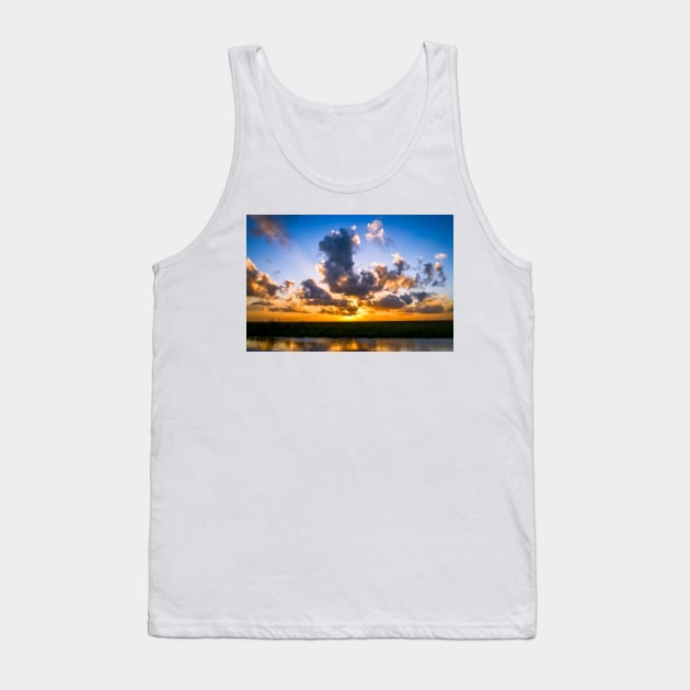 Everglades Sunset Tank Top by cbernstein